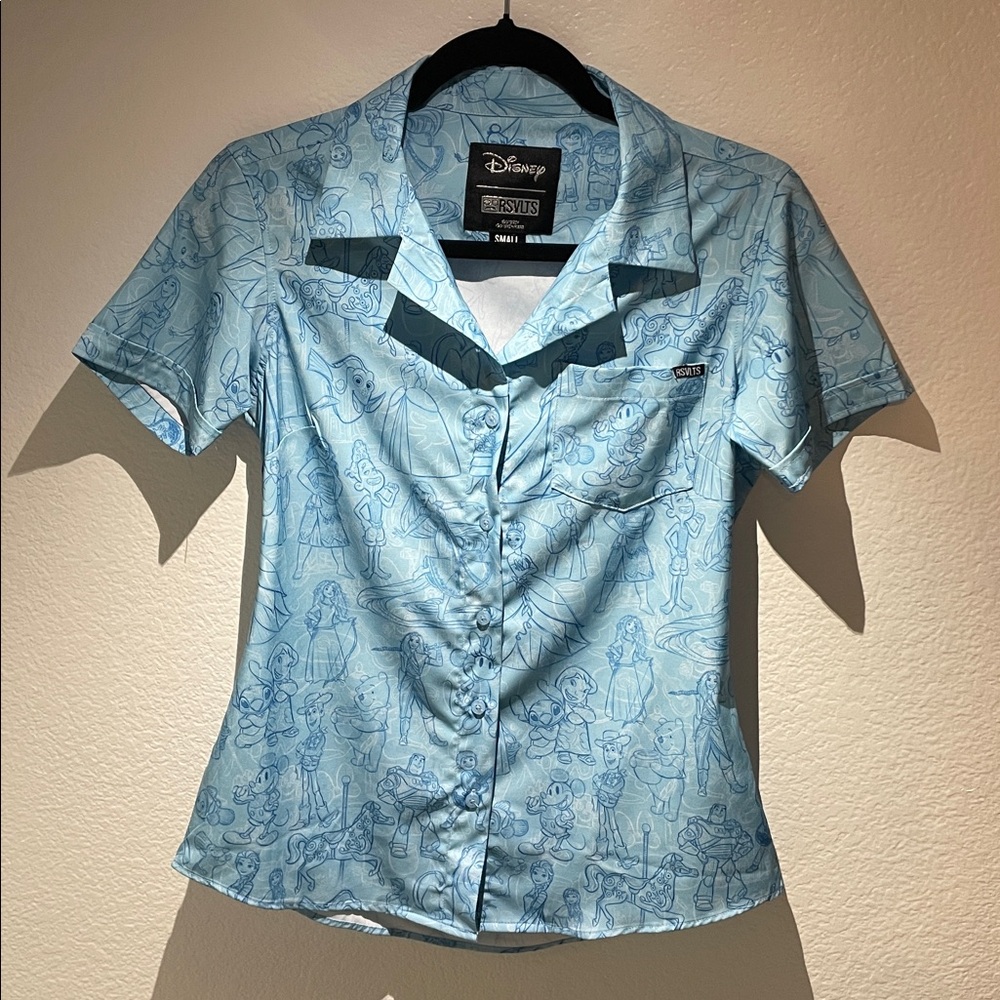 RSVLTS Women’s Small Disney 100 Limited Edition Button Up Shirt